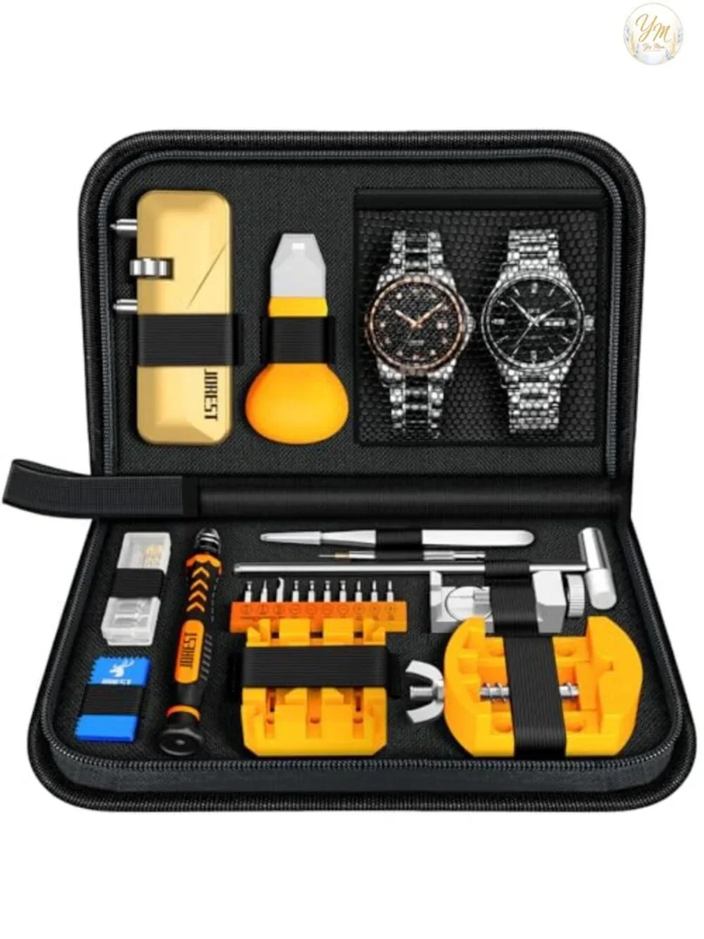 Watch Repair Tool Kit with Adjustable Opener, Screwdriver, Link Remover
